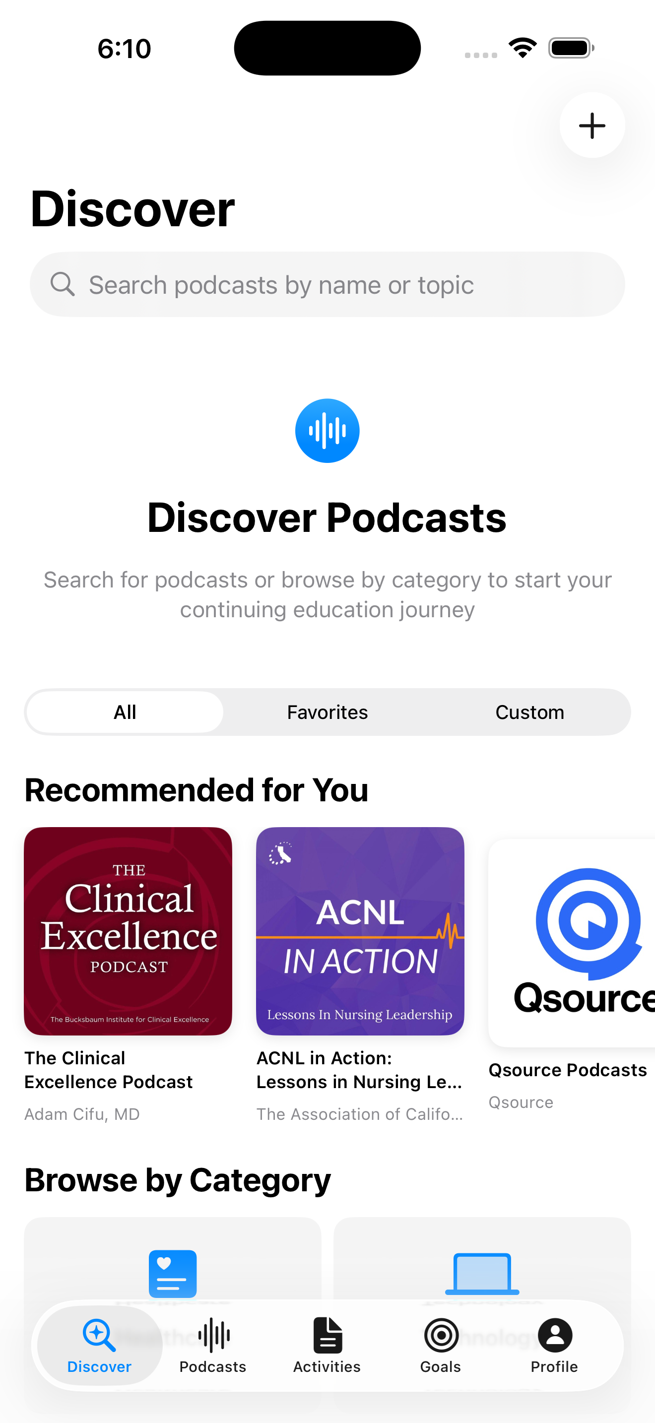 Discover Podcasts
